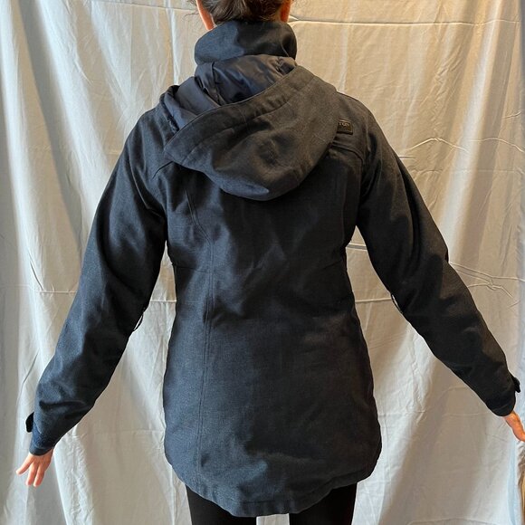 Burton Living Lining Ski Jacket, Navy Blue, Women's XS ($50 OBO) - Picture 2 of 9
